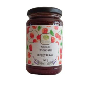 Levendulás meggy lekvár, 370 g