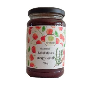 Kakukkfüves meggy lekvár, 370 g