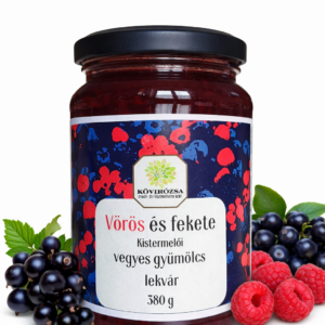Vörös és fekete vegyes gyümölcs lekvár, 380 g